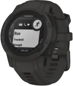 Garmin Instinct 2s solar multisport GPS kello, tummanharmaa - 4