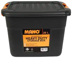 MANO varastolaatikko 20l musta - 1