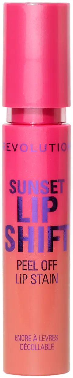 Revolution sunset lip shift kevyesti kuoriva ja hoitava huulivoide 4g sunset  pink - 1