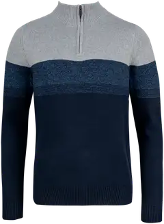 TEX miesten neulepusero half-zip I967113 - Navy - 1