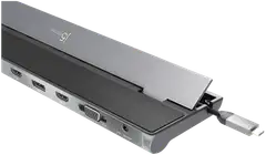 J5 Create USB-C 3 näytön telakka 100w virtalähteellä - 3