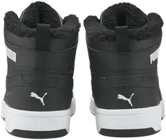 Puma miesten talvijalkine Rebound Joy Fur - Puma Black-Puma Wh - 2