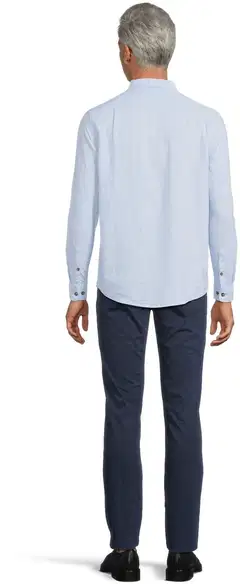 London Fog miesten pellavakauluspaita 194LF15262 - Light Blue - 3