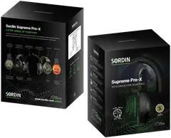 Sordin Supreme Pro-X Hear2 kuulosuojaimet nahkapanta musta - 4