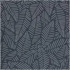 House kaitaliina Outline leaves 33x160 cm tummanharmaa - 2