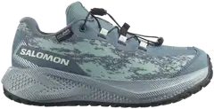 Salomon Aero gravel waterproof junior, vedenpitävä juoksukenkä - Stormy Weather/Lichen/Clearly - 1