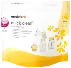 Medela QuickClean sterilointipussit miktoaaltouuniin - 1