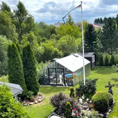 Ecoslider kasvihuone Lux DD 4.0 X 6.9 - 8