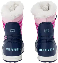 Merrell lasten vedenpitävä talvikenkä Snow Bank 5.0 - Navy/Pink - 5