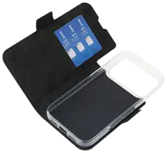 Wave MagSafe -yhteensopiva Book Case, Apple iPhone 17 Pro, musta - 5