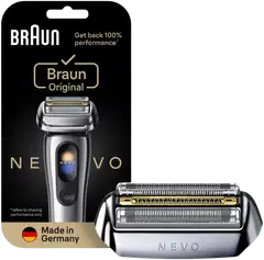 Braun NEVO parranajokoneen vaihtoajopää hopea - 1