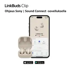 Sony LinkBuds Clip Open-Ear kuulokkeet WF-LC900B, musta - 6