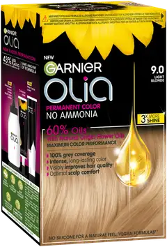 Garnier Olia 9.0 Light Blonde kestoväri 174ml - 2