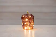 Finnlumor Led-koristevalo Tammenterho 16 cm, amarantluumu - 2