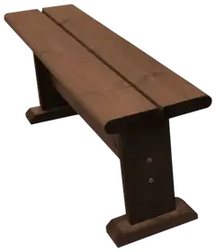 Tammiston Puu Penkki Saku 120cm kestopuu ruskea - 1