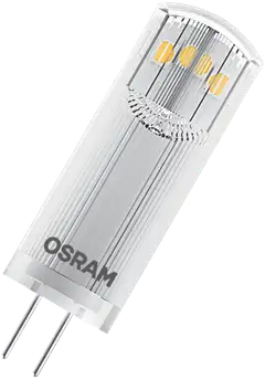 Osram LED pin 1,5 W/2700 K 12 V G4 ei-himmennettävä kirkaskupuinen LED-pienoislamppu 2kpl/pkt - 2