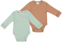 Ciraf vauvojen ribbibody 250B252922 2-pack - Surf Spray & Warm taupe - 1