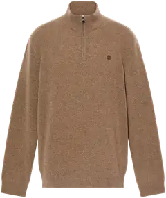 Timberland miesten half zip neulepusero Jaffrey - CHOCOLATE CHIP - 1