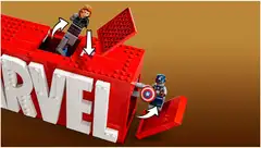 LEGO® Super Heroes Marvel 76313 MARVEL-logo ja minihahmot - 5