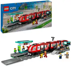 LEGO® City 60423 - Keskikaupungin pikaratikkapysäkki - 2