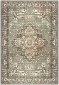 ihankotona Kuviollinen matto Zahra 200x290 cm vihreä - 1