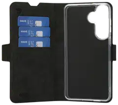 Wave Book Case, Samsung Galaxy S26+ 5G, Musta - 3