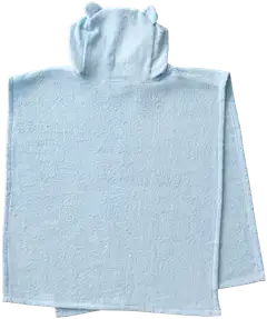 Ciraf lasten kylpyponcho Karhu 60x70 cm vaaleansininen - 2