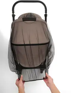 Dooky Hyönteisverkko Rattaisiin Musta - 7