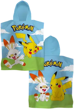 Pokemon lasten kylpyponcho 50x115 cm monivärinen - 3