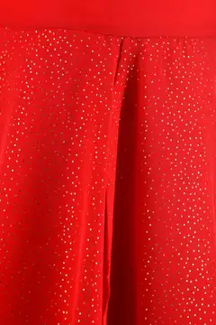 Lasten Frozen mekko, laadukas kangas - RED - 3