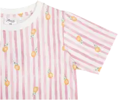 Maia family lasten t-paita Sitruunaraita 205614 - Vaaleanpunainen - 3