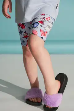 Muumi lasten shortsit Perhospuisto 591906 - Vaaleansininen - 2