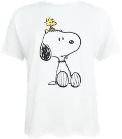Peanuts naisten T-paita I278822 - WHITE - 1