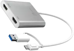 j5create USB-C 2 x HDMI adapteri - 2