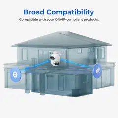 Imilab EC6 Dual 2K+2K WiFi -valvontakamera kahdella objektiivilla ulkokäyttöön CMSXJ68A - 16