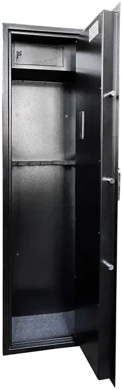 Trekker Asekaappi 6-asetta AS600 v2, digitaalilukolla, Musta - 2