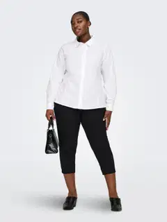 ONLY CARMAKOMA naisten caprit Carsania - BLACK - 5