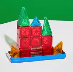 MAGNA-TILES® microMAGS Travel Tin magn.rak.sarja, 26 osaa - 5