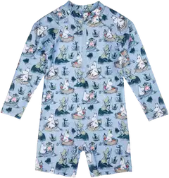 Muumi Vauvojen uima-asu Veneilijät 591892 - Vaaleansininen - 1