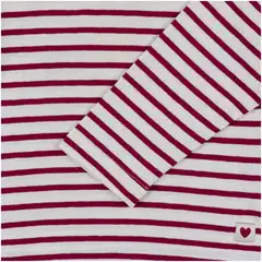 Ciraf vauvojen raitapaita 2-pack 250B263104 - Red plum & Abbey Stone - 3