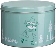 Martinex Muumi pinottava purkki Nuuskamuikkunen vihreä - 2