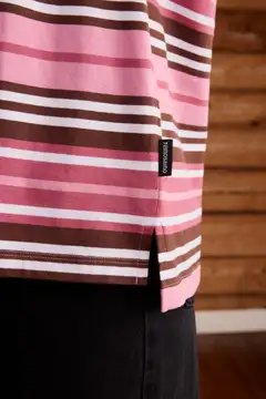 Reino&Aino naisten raitapusero - pink stripe - 8