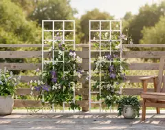 Köynnösritilä, valkoinen, 60x180cm - 4