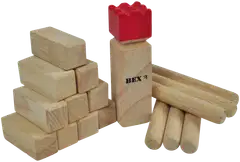 Bex Sport peli Mini Kubb Original, red king - 1