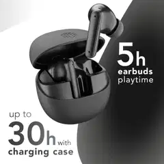 MusicSound langattomat vastamelunappikuulokkeet Numia musta - 3