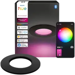 Philips Hue alasvalo 90mm musta - 1