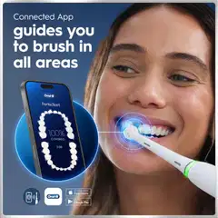 Oral-B iO6 White sähköhammasharja + matkakotelo + hammasharjateline + lisävaihtoharja - 8