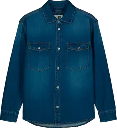 WKLY. naisten denimpusero 228W000700, oversize - Denim blue - 1