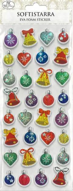 J.K. Primeco Softistarra Joulupallot hologrammi - 1