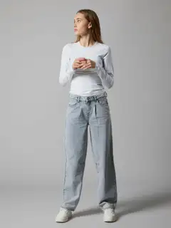 LMTD Lasten farkut - LIGHT BLUE DENIM - 2